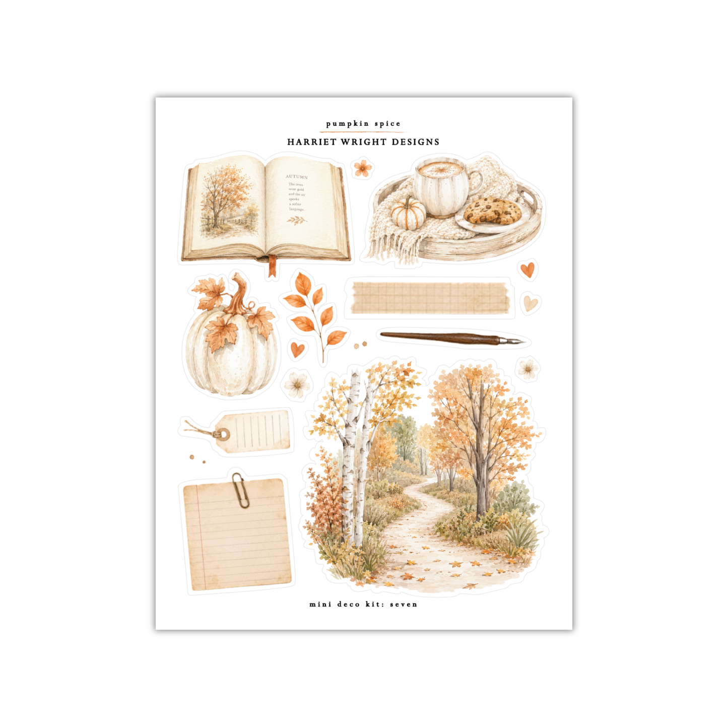 Pumpkin Spice | Mini Decorative Kit