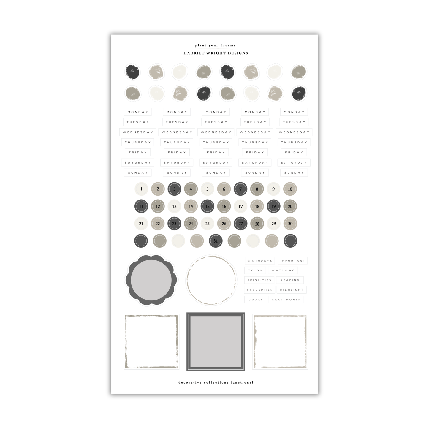 Plant Your Dreams | Decorative Collection