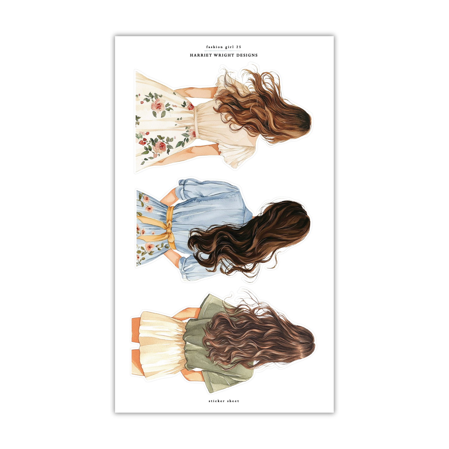 Fashion Girl 25 | Sticker Sheet