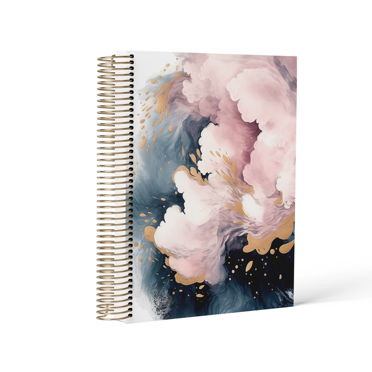 Pink Cloud || A5 Wide Vertical Planner