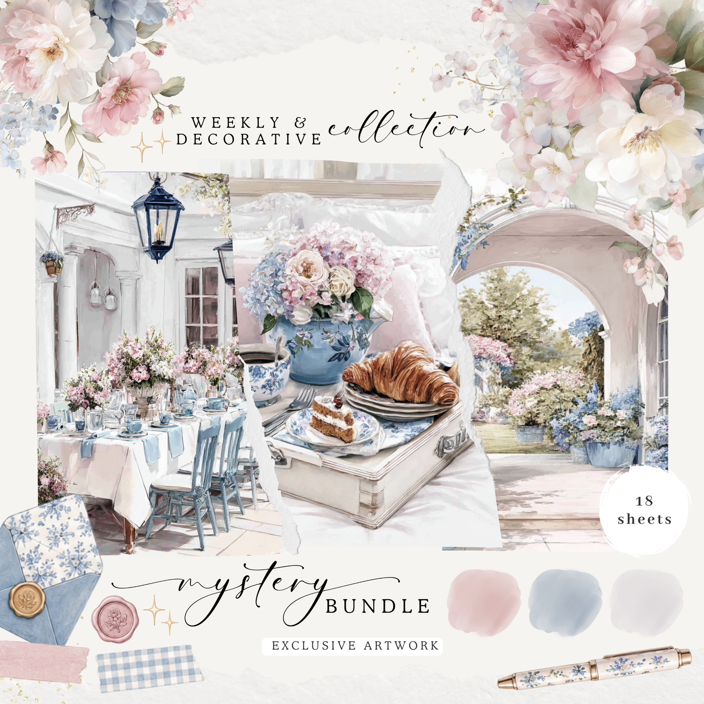 Weekly & Decorative Kit | Custom Artwork Bundle (Mystery Subscription)
