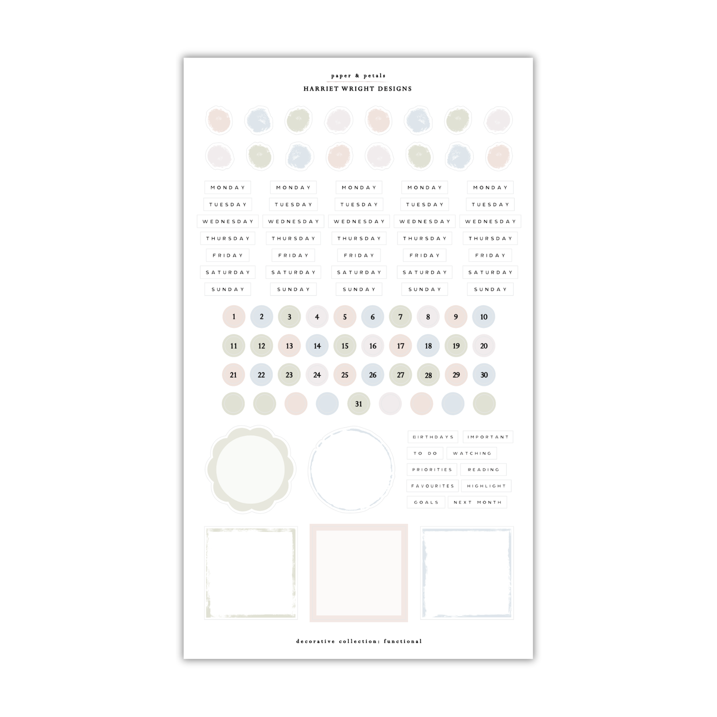 Paper & Petals | Decorative Collection