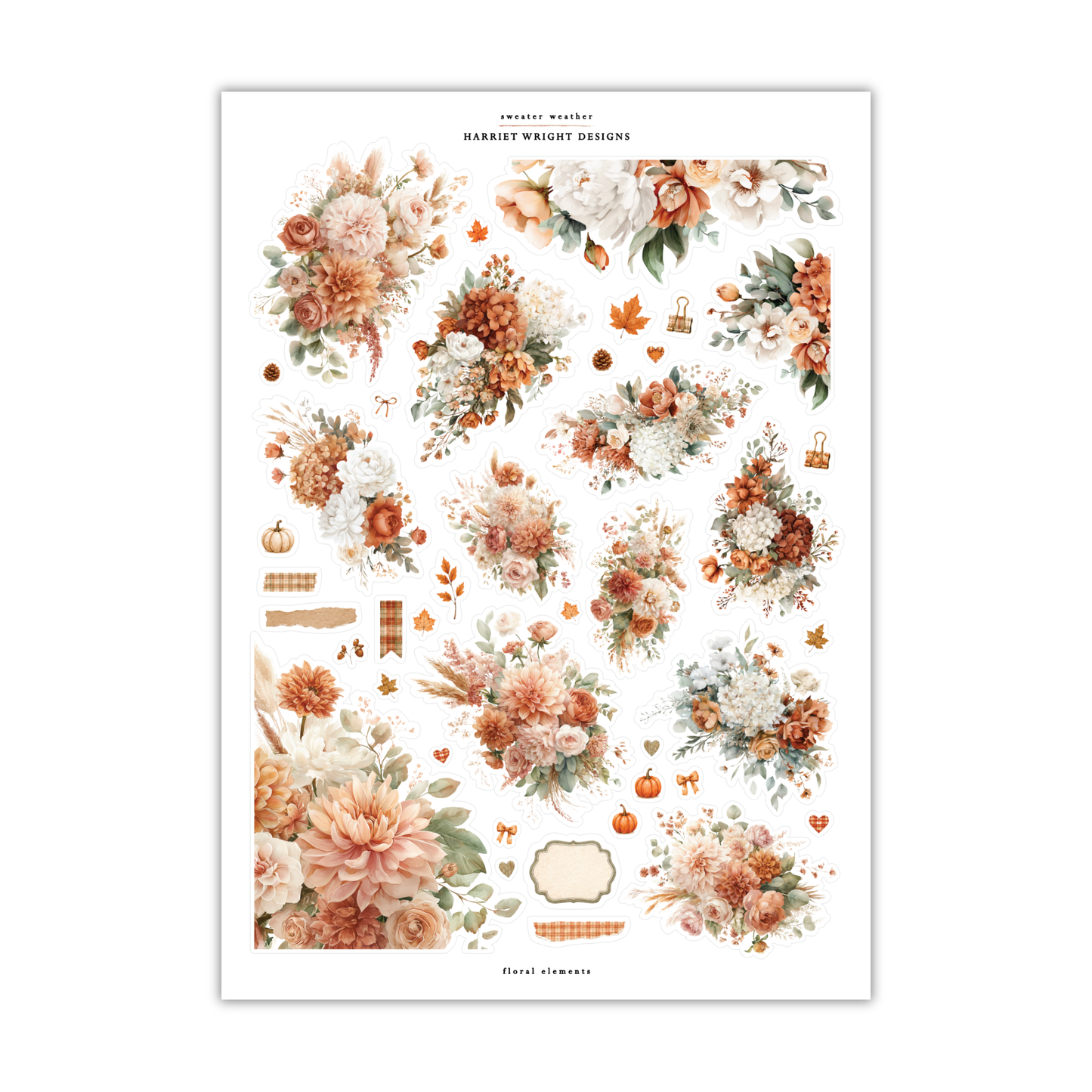 Sweater Weather | Floral Elements