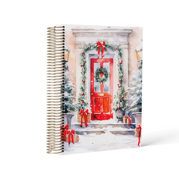 Christmas Door || A5 Wide Vertical Planner