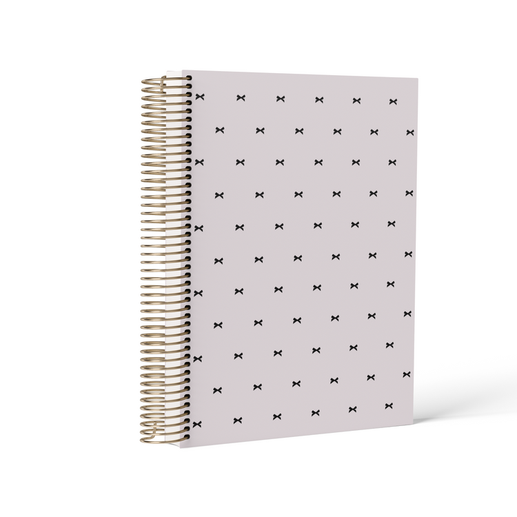 Bows (Foiled) || A5 Wide Horizontal Planner