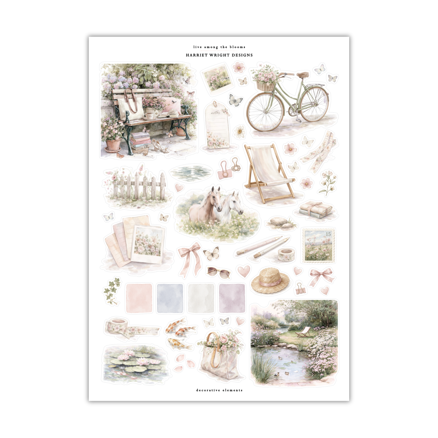Live Among the Blooms | Floral Elements