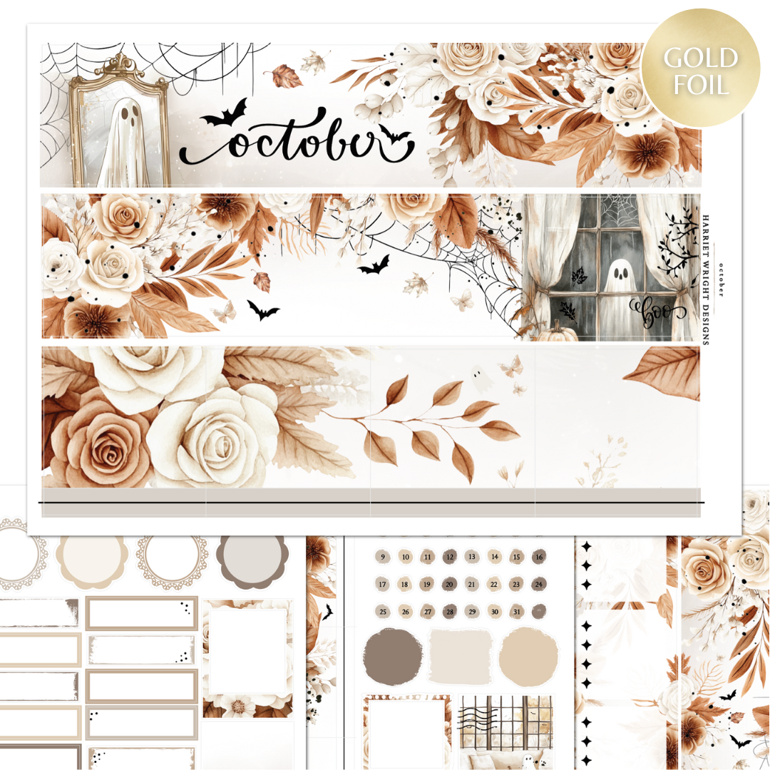 October | A5 Wide | Monthly Kit