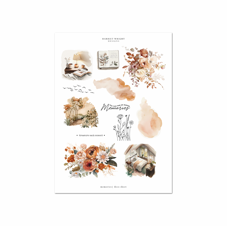 Memories | Deco Sheet