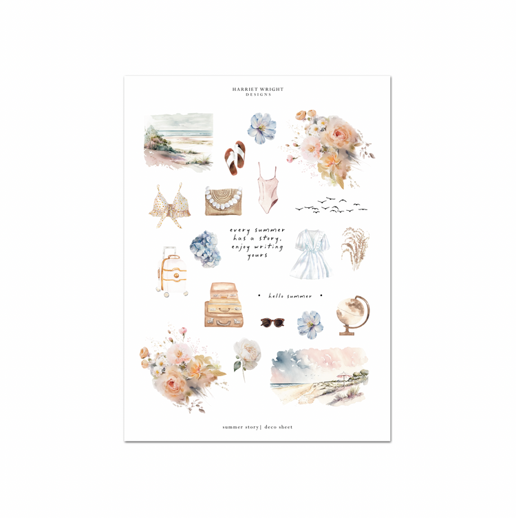 Summer Story | Deco Sheet