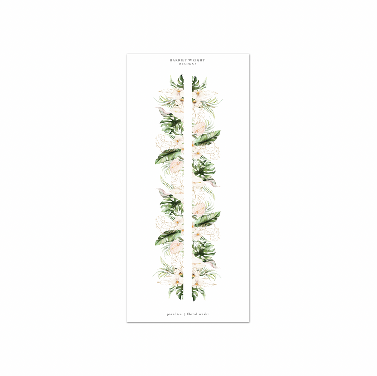 Paradise | Floral Cut Washi