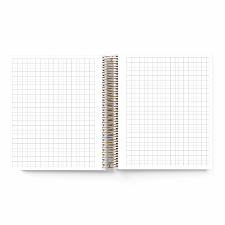 Neutral Floral || A5 Wide Vertical Planner
