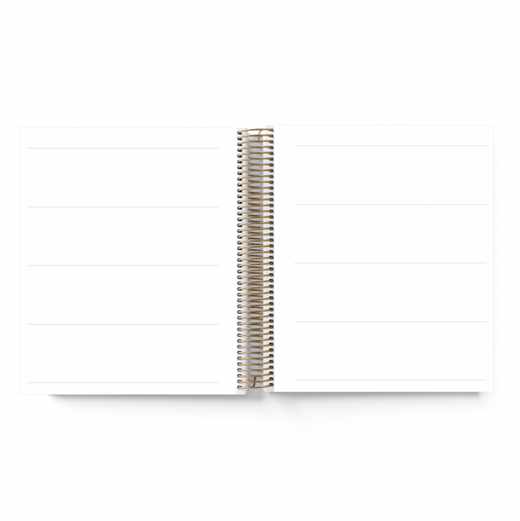 Flora - Add your Name! || A5 Wide Horizontal Planner