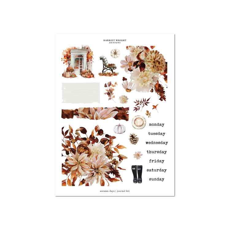 Autumn Days | Journal Kit