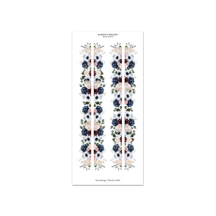 Becoming | Floral Cut Washi