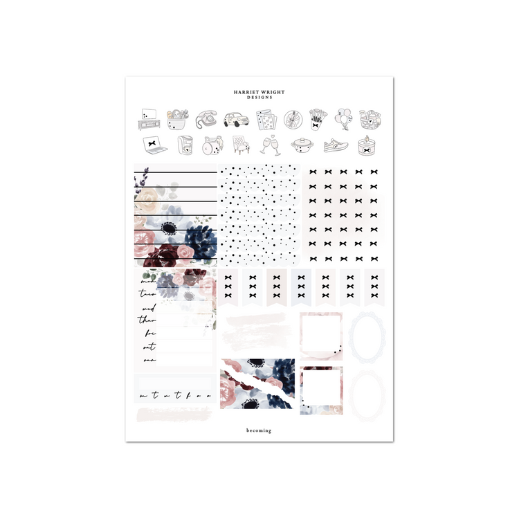 Becoming | Weekly Kit (Exclusive Hand Drawn Artwork)