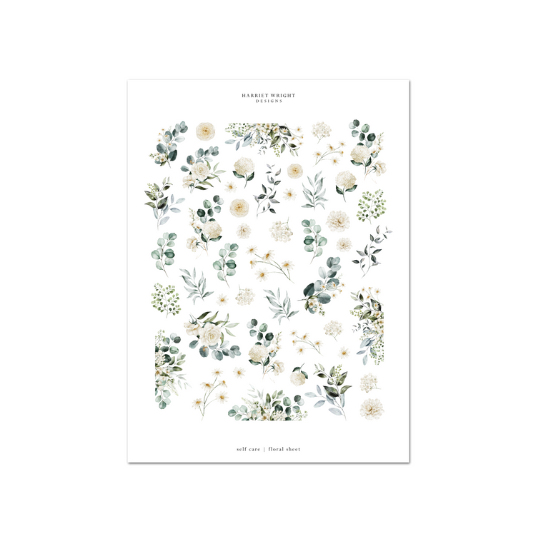 Self Care | Floral Sheet