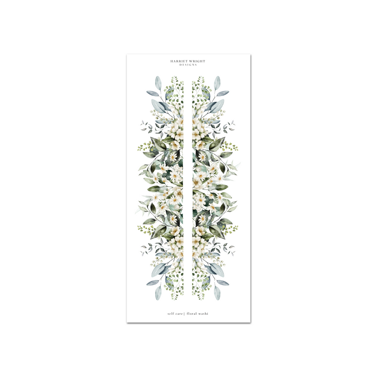 Self Care | Floral Cut Washi