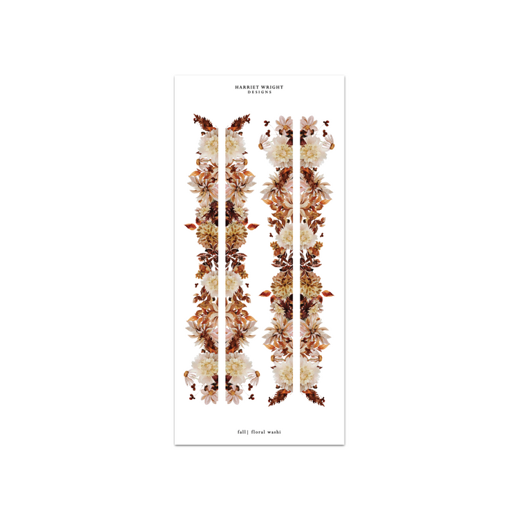 Fall | Floral Cut Washi