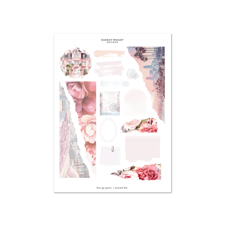 Lets Go Party | Journal Kit