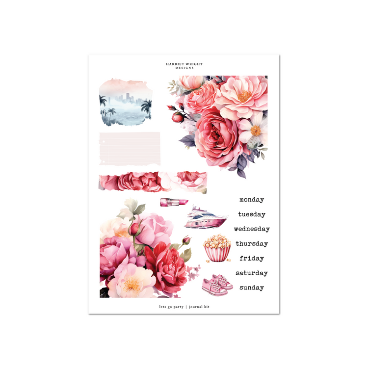 Lets Go Party | Journal Kit