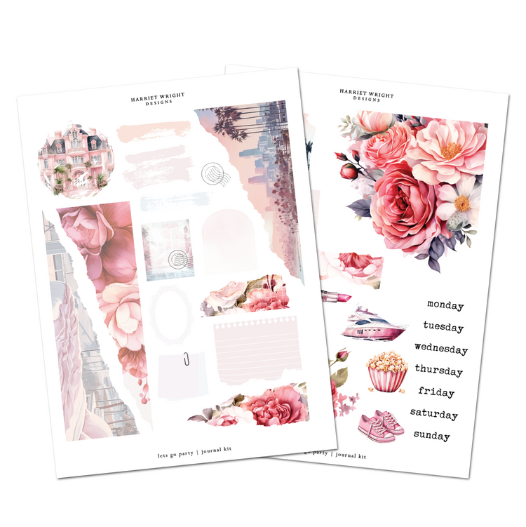 Lets Go Party | Journal Kit