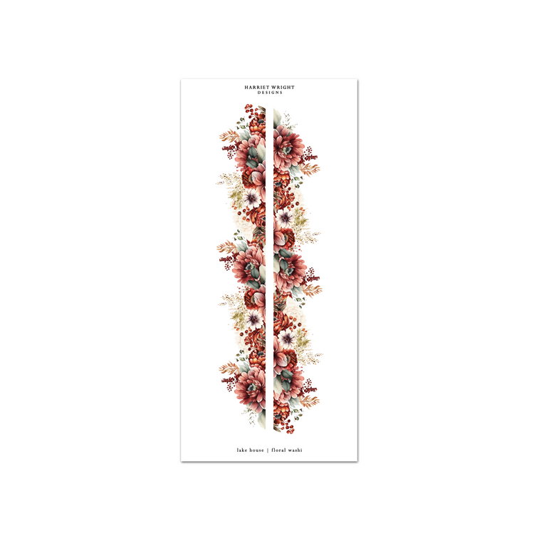 Lakehouse | Floral Cut Washi