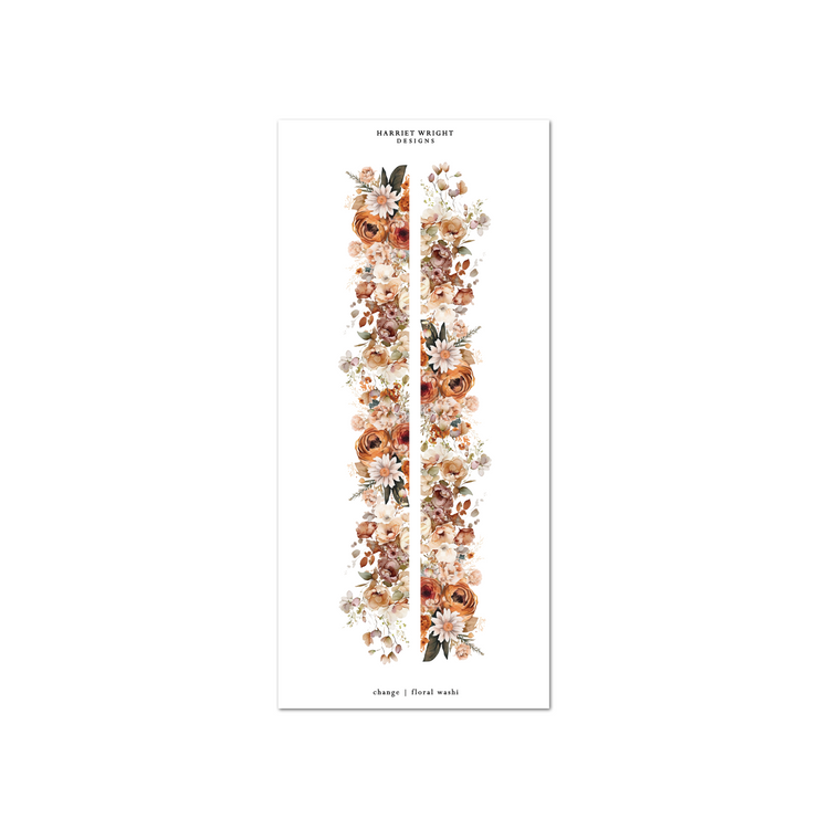Change | Floral Cut Washi