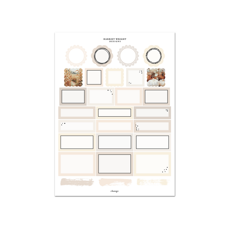Change | Weekly Kit