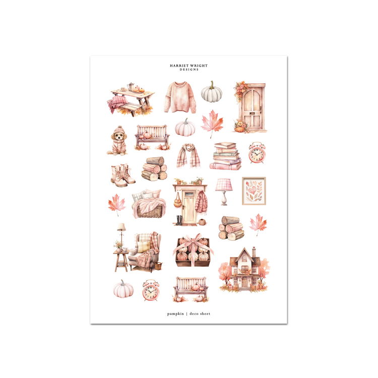 Pumpkin | Deco Sheet