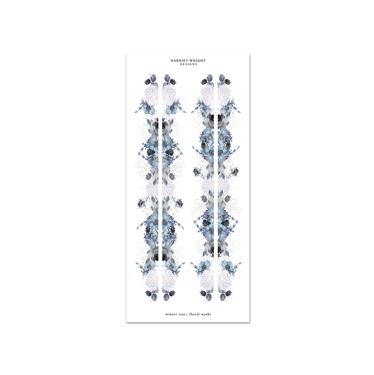 Winter Star | Floral Cut Washi