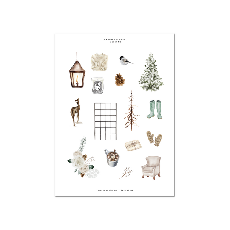 Winter in the Air | Deco Sheet