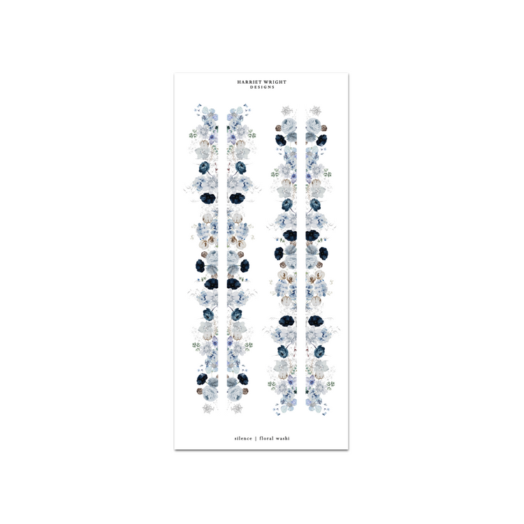 Silence | Floral Cut Washi