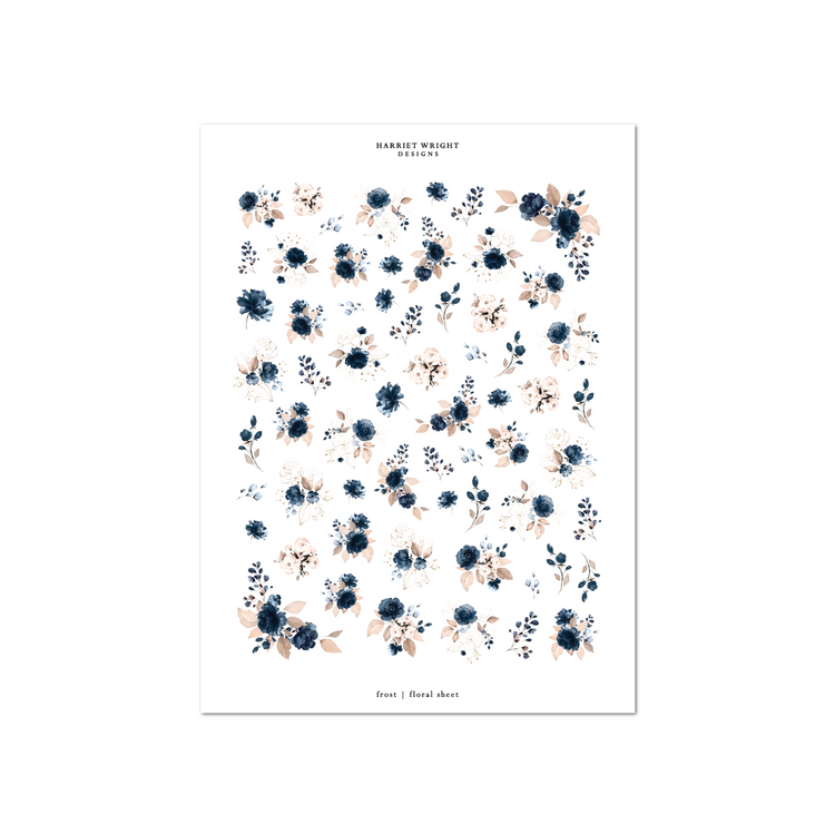 Frost | Floral Sheet