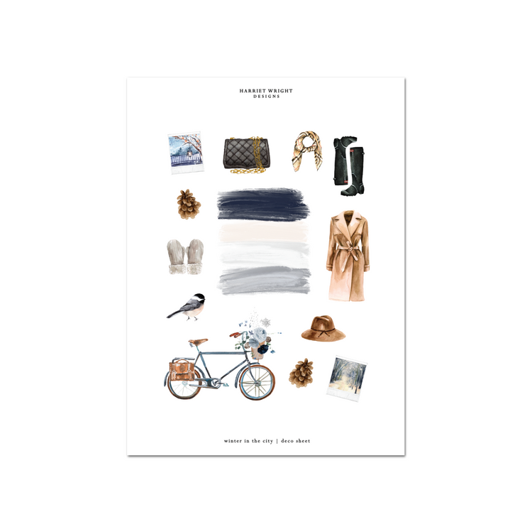 Winter in the City | Deco Sheet