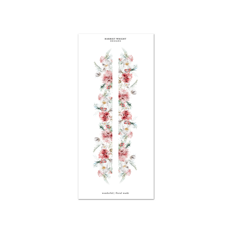 Wonderful | Floral Cut Washi