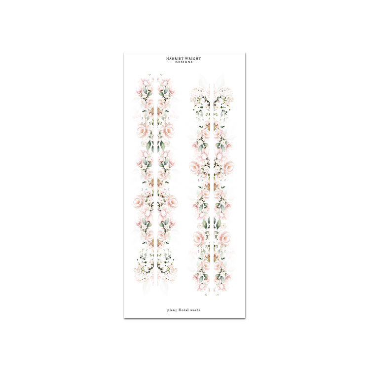 Plan | Floral Cut Washi