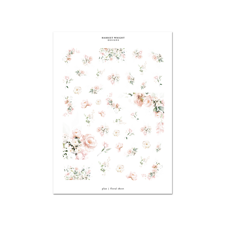 Plan | Floral Sheet