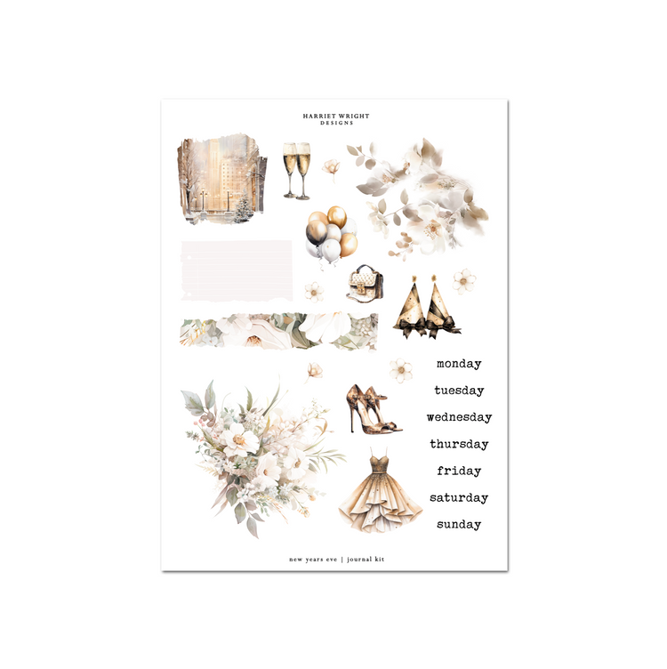 New Years Eve | Journal Kit