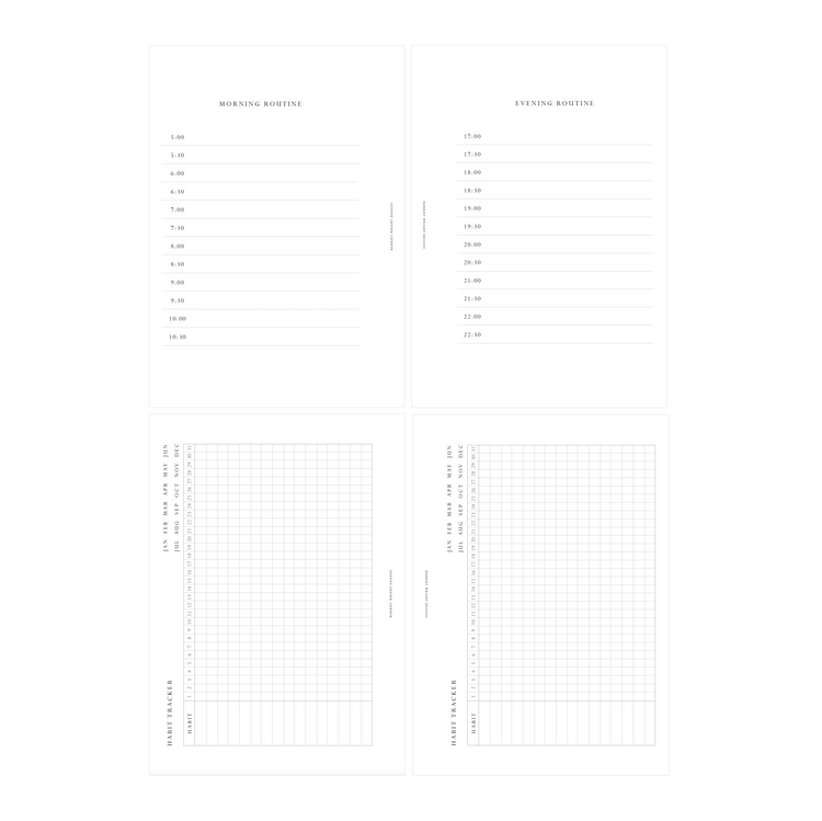 Daily Planner || A5 Printed Insert