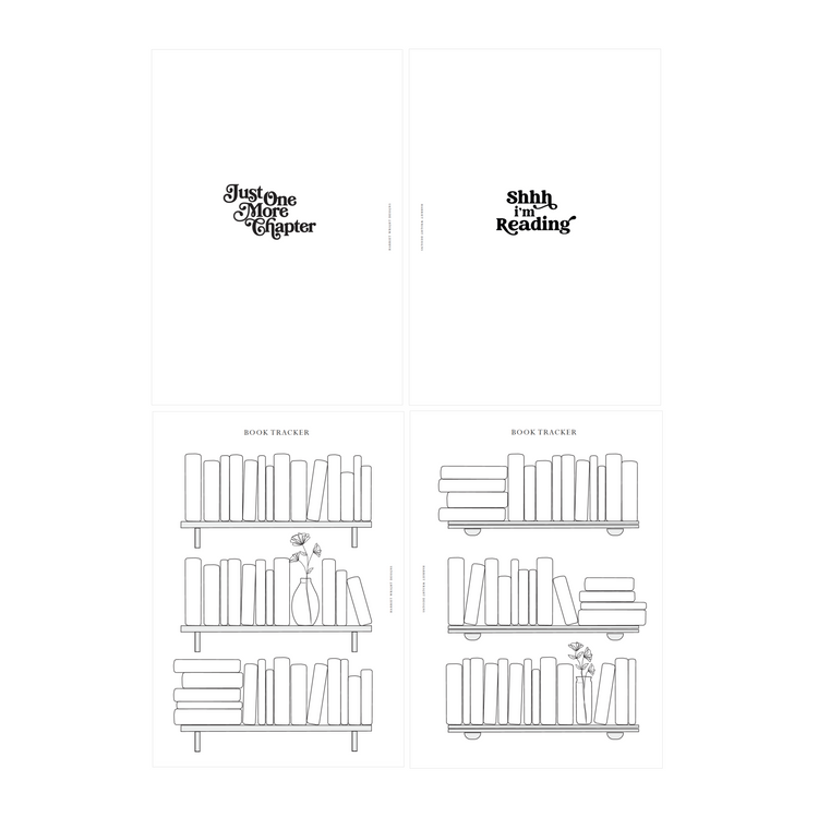 Reading Journal || A5/B6 Printed Insert