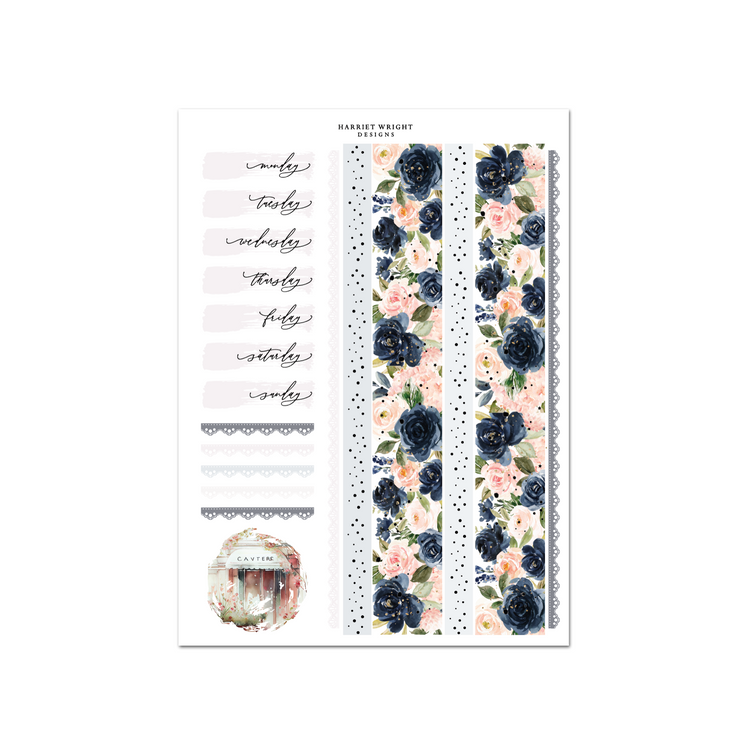 Navy & Blush | Weekly Kit