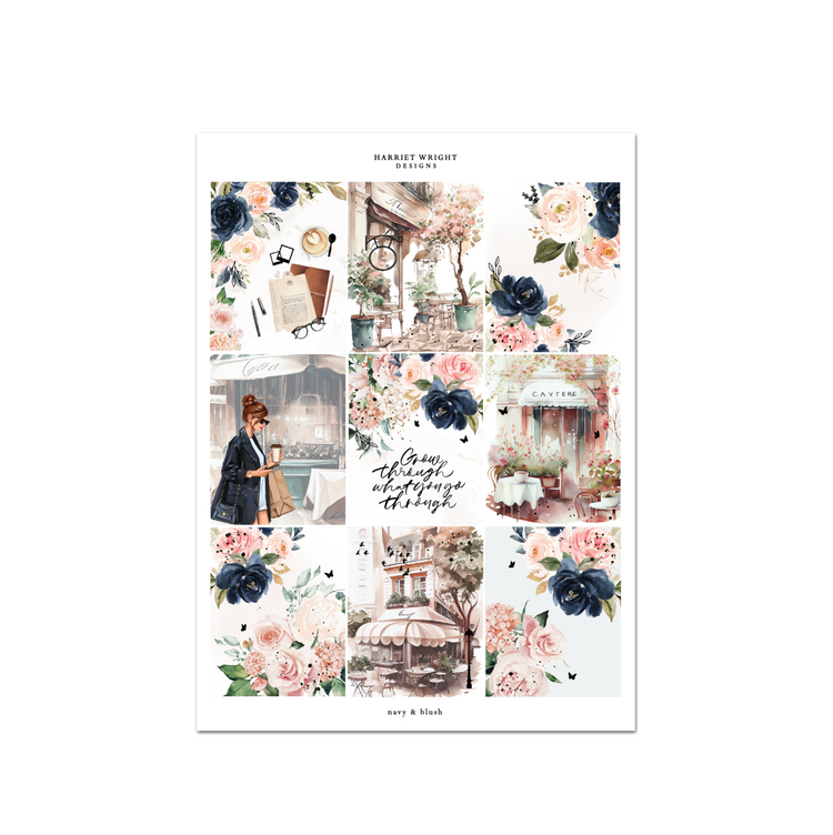 Navy & Blush | Weekly Kit