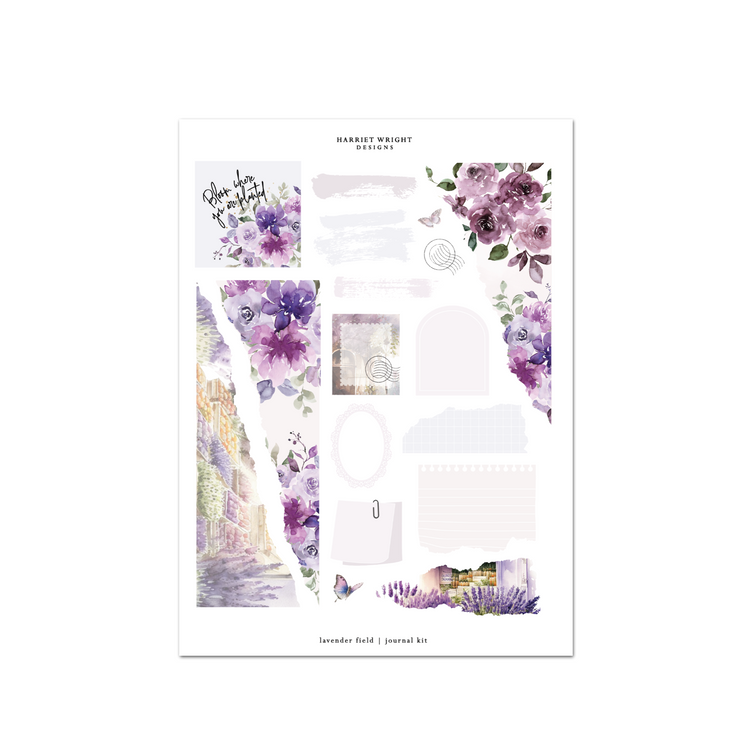 Lavender Field | Journal Kit