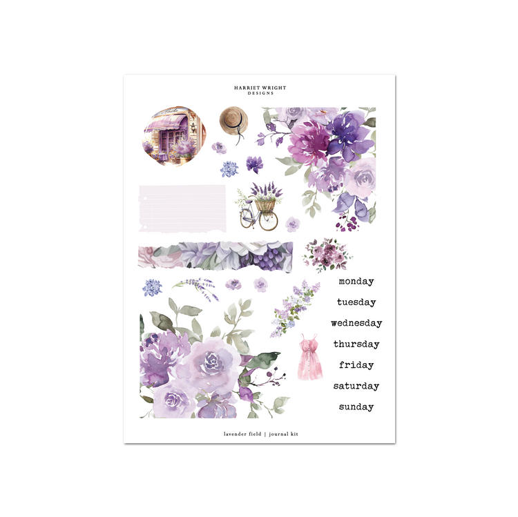 Lavender Field | Journal Kit
