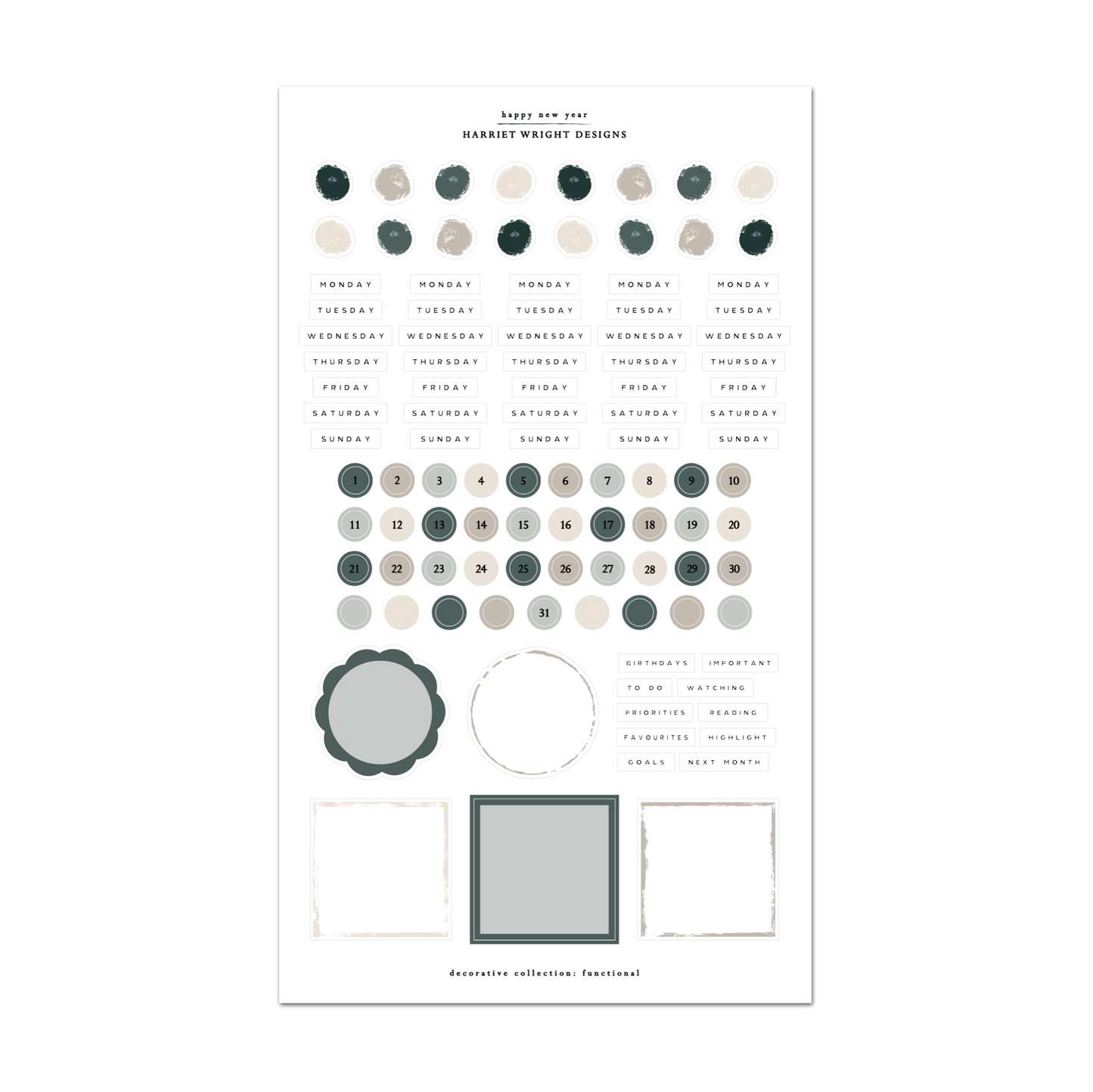 Happy New Year | Decorative Collection (2026 version!)