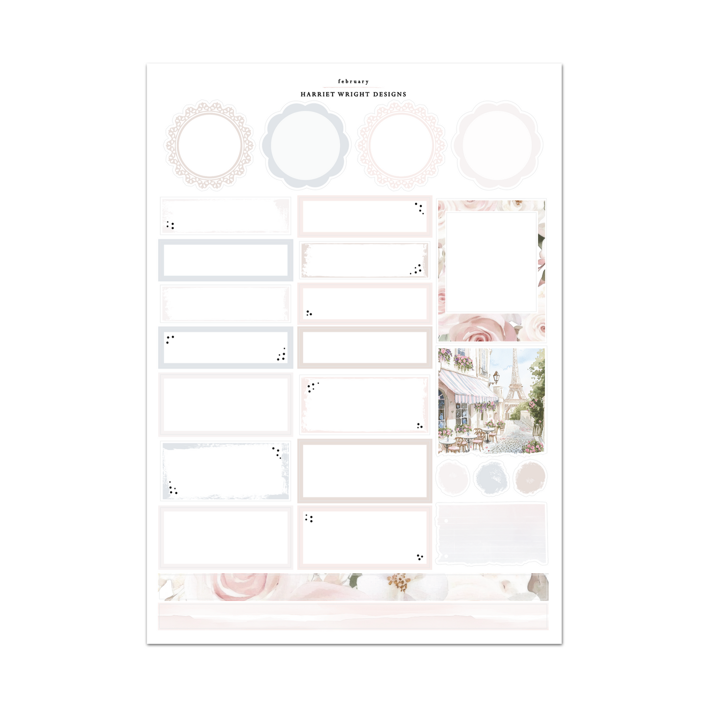 February | A5 Wide | Monthly Kit