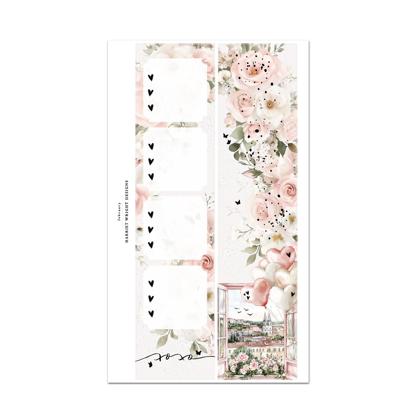 February | A5 Wide | Monthly Kit