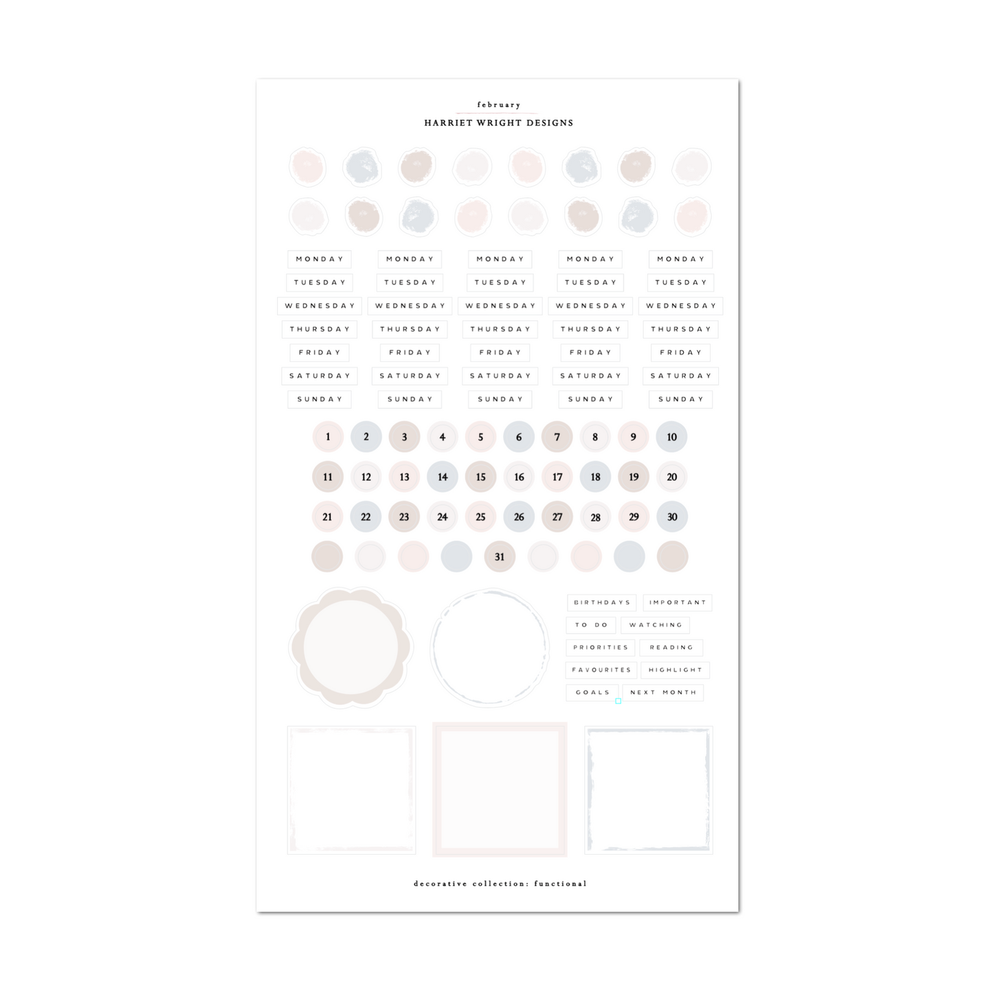 February | Decorative Collection