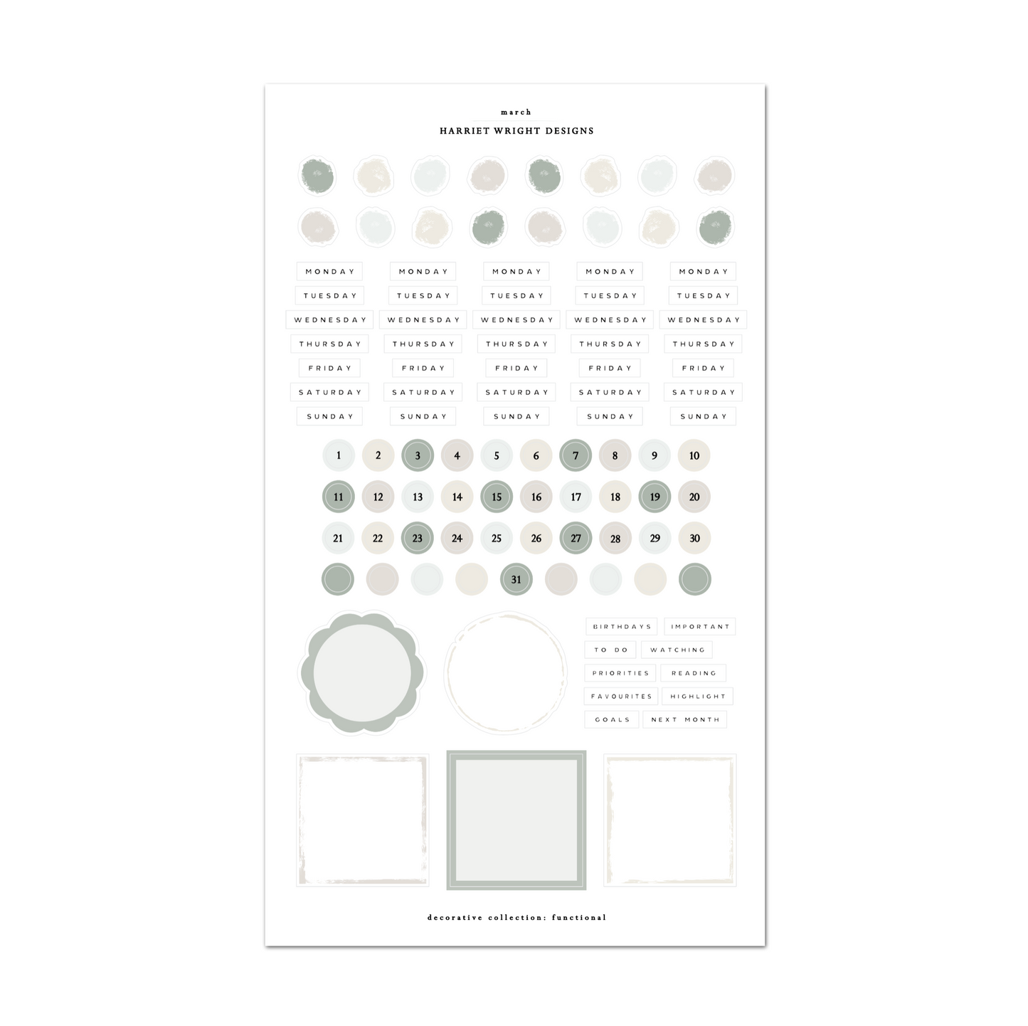 March | Decorative Collection