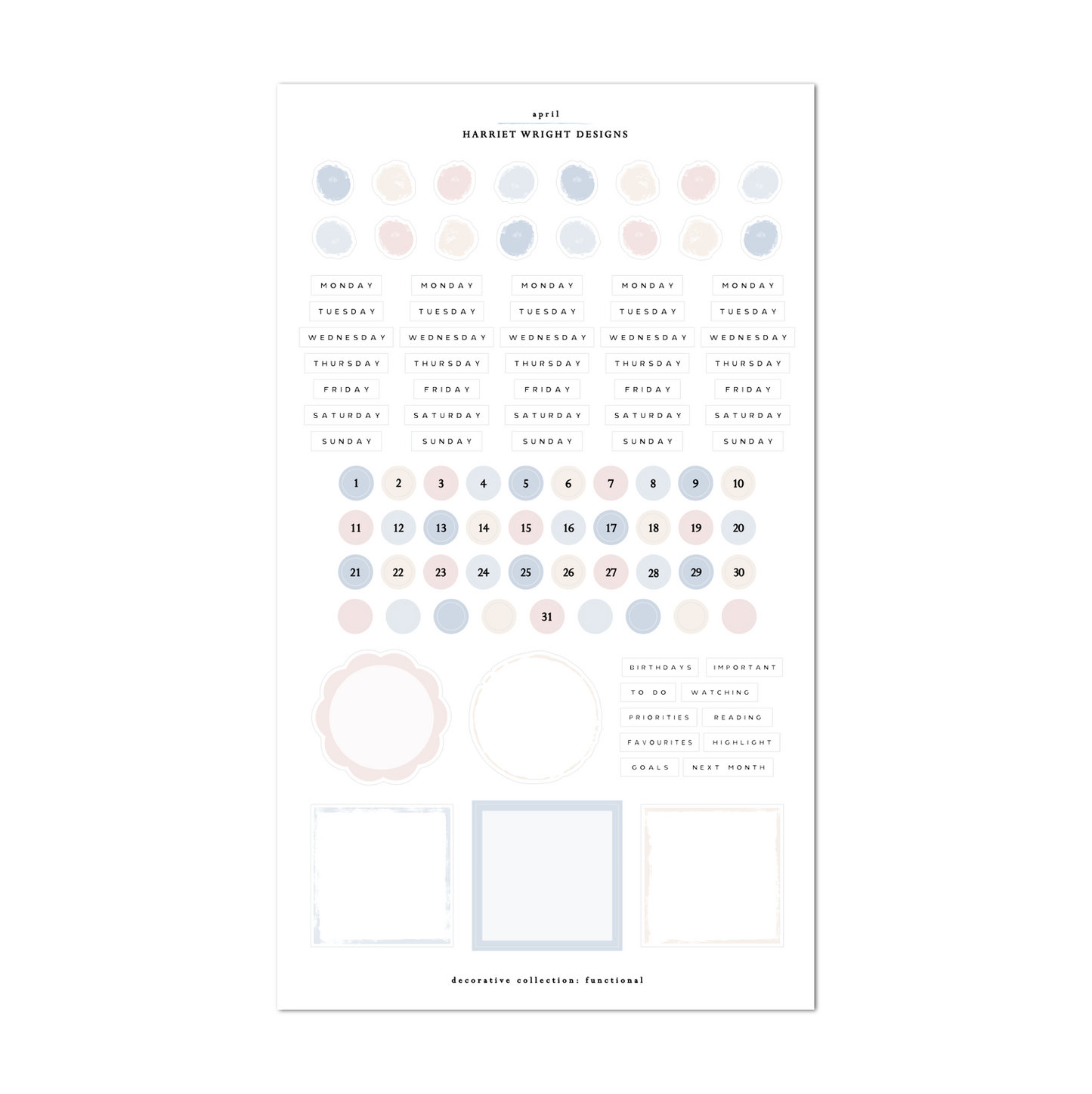 April | Decorative Collection